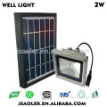 2w district quality color changing solar lights for garden rechargeable led light led solar light